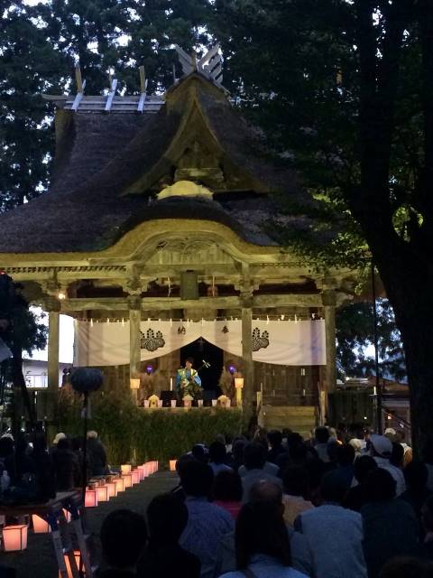 羽黒神社のライトアップコンサート