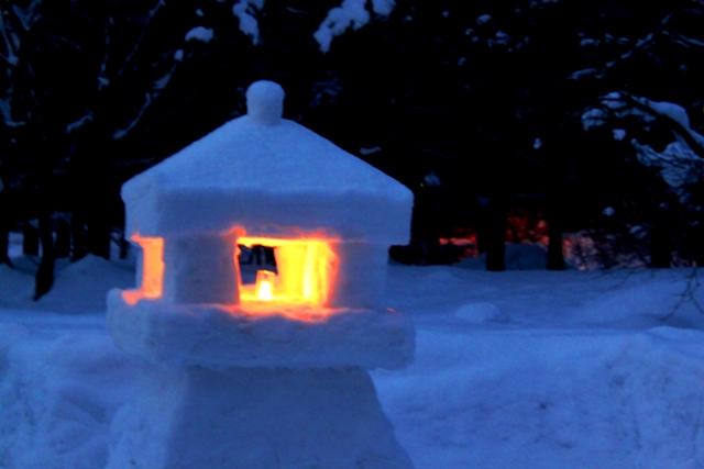 米沢の冬ならではの遊びpart2『上杉雪灯篭まつり』☆