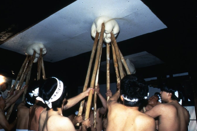 保呂羽堂の年越し祭