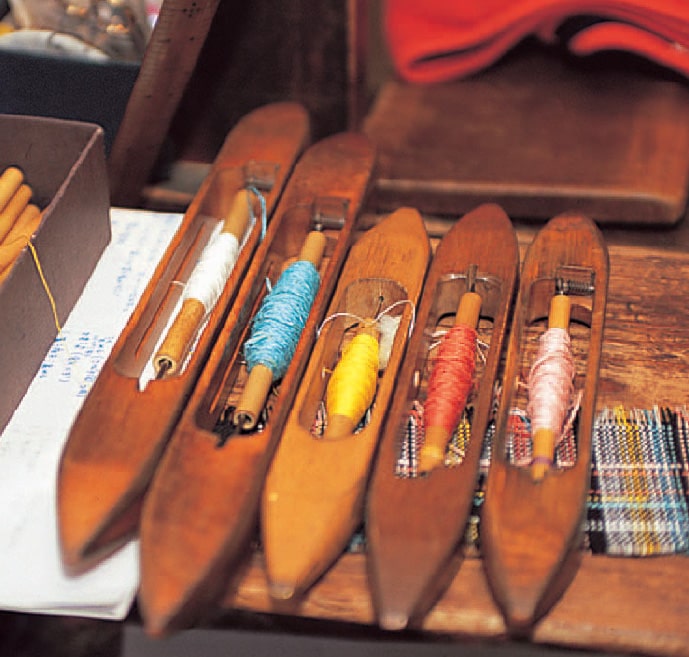 「染織工房  わくわく館」