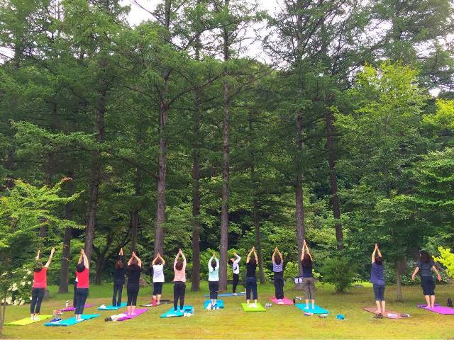 ヨガ&温泉&米沢牛のコラボレーション ー素敵な女性たちのランチタイムー