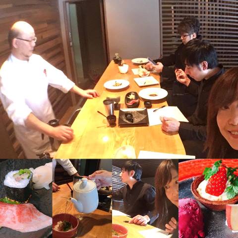 12月7日の試食会の様子。あやこはここまでで何回も試食してします。当然仕事です（笑）