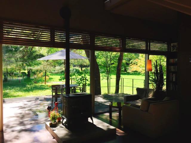 ラウンジからの眺めも キラキラでとってもきれいな一日に