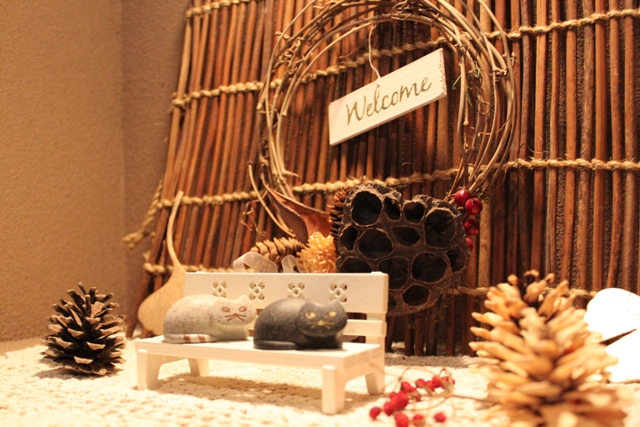 すみれガーデンの紅葉がはじまりました♪