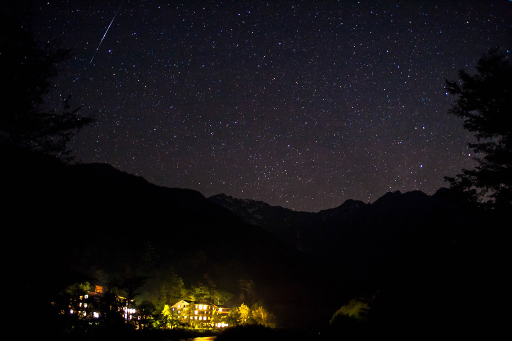 上高地の星空