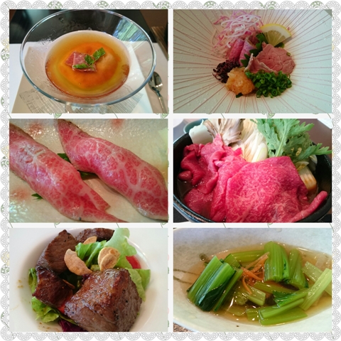 ご昼食はすみれご膳。Sさんの写真より