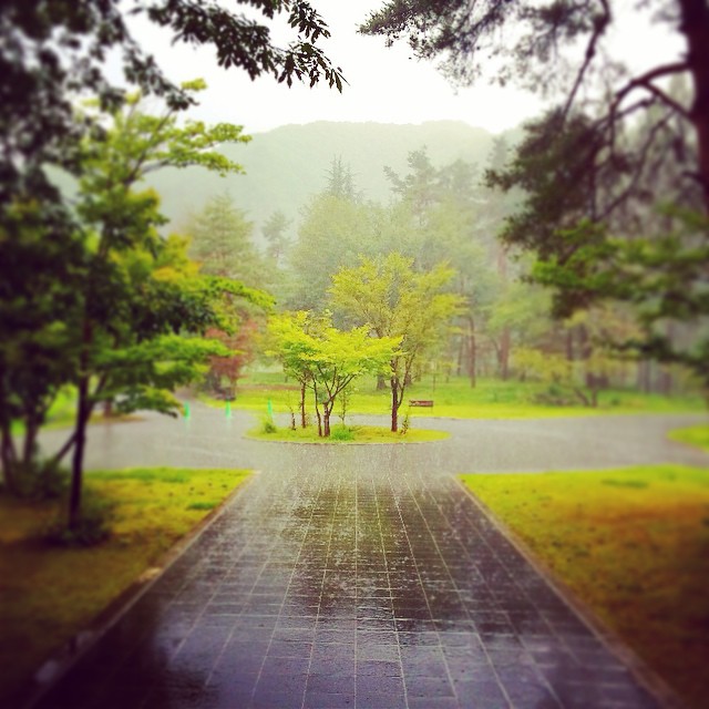 西吾妻山にいるSNSのお友達が 天気予報士で助かります!