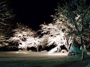 米沢12月の寒波とピカピカ銀世界とすみれの冬メニュー