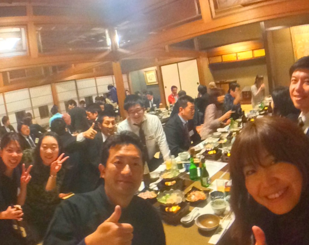 米沢牛山懐料理吉亭さんでの温泉米沢八湯会の忘年会♪