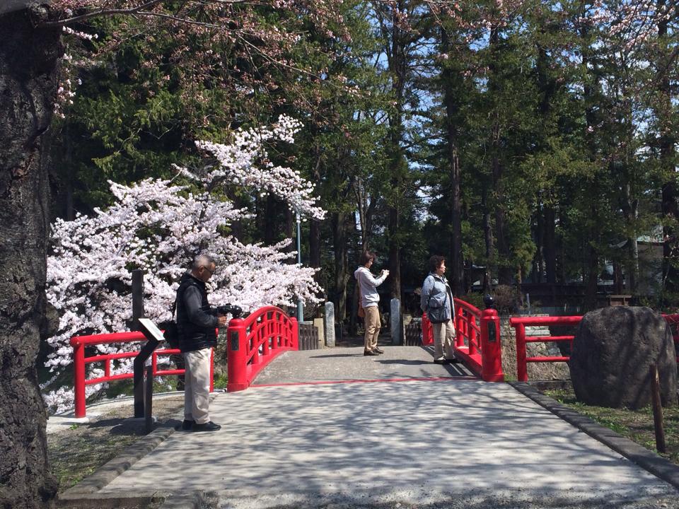 昨年の4月23日上杉神社の菱門より
